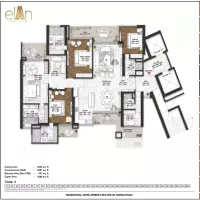 4 BHK floor plan